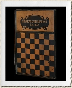 Americana Game Board Stencil