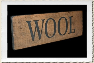 Wool Sign Stencil by Primitive Designs Stencil Co.