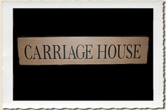 Carriage House Sign Stencil by Primitive Designs Stencil Co.