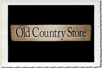 Old Country Store Sign Stencil by Primitive Designs Stencil Co.