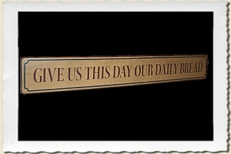 Give Us This Day Sign Stencil by Primitive Designs Stencil Co.