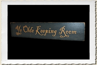 Ye Olde Keeping Room Sign Stencil by Primitive Designs Stencil Co.