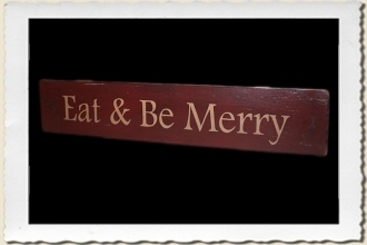 Eat & Be Merry Sign Stencil by Primitive Designs Stencil Co.