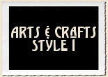 Arts & Crafts Style 1 Alphabet Set