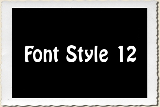Font Style 12 Alphabet Stencil Set by Primitive Designs Stencil Co.