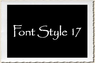 Font Style 17 Alphabet Stencil Set by Primitive Designs Stencil Co.