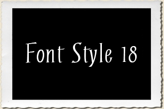 Font Style 18 Alphabet Stencil Set by Primitive Designs Stencil Co.