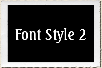 Font Style 2 Alphabet Stencil Set by Primitive Designs Stencil Co.