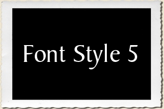 Font Style 5 Alphabet Stencil Set by Primitive Designs Stencil Co.