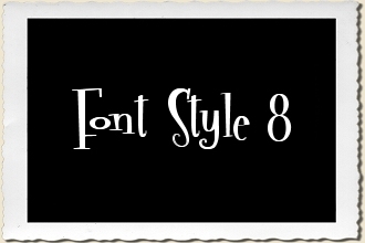 Font Style 8 Alphabet Stencil Set by Primitive Designs Stencil Co.