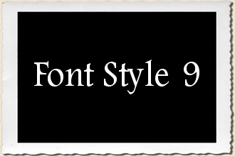 Font Style 9 Alphabet Stencil Set by Primitive Designs Stencil Co.