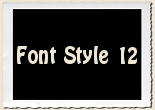 Font Style 12 Alphabet Set