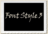 Font Style 3 Alphabet Stencil Set
