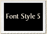 Font Style 5 Alphabet Set