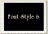 Font Style 6 Alphabet Set