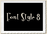 Font Style 8 Alphabet Set