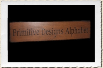 Primitive Designs Alphabet Stencil Set by Primitive Designs Stencil Co.